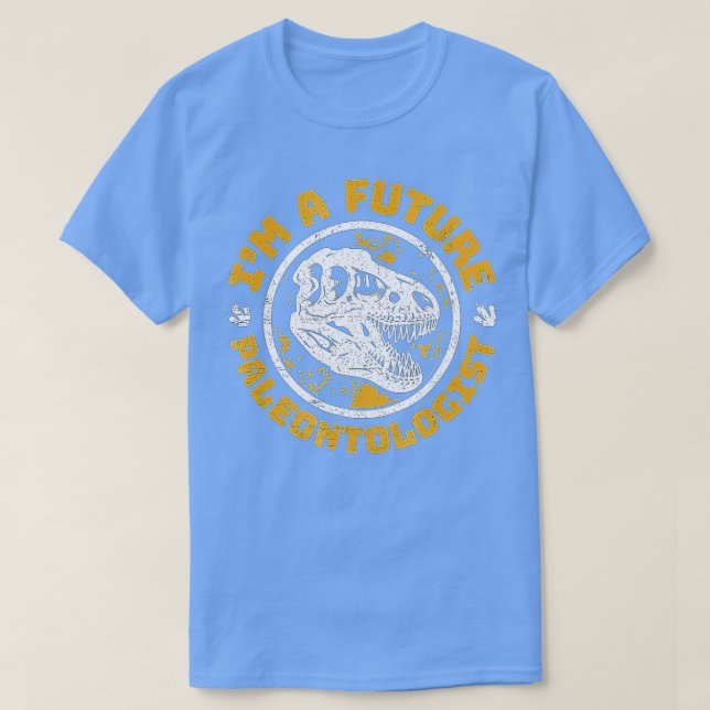Future Paleontologist Dinosaur Skull  T-Shirt (Design Front)