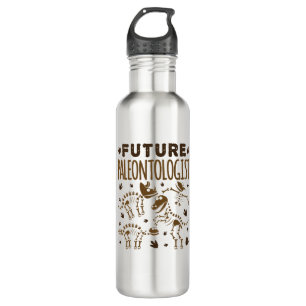 Future Paleontologist Paleontology Dinosaur Bones Stainless Steel Water Bottle