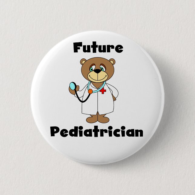 FUTURE PEDIATRICIAN PINBACK BUTTON (Front)