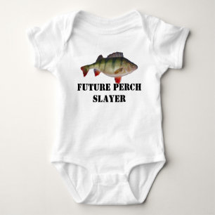 Future Perch Slayer Fishing Baby Shirt