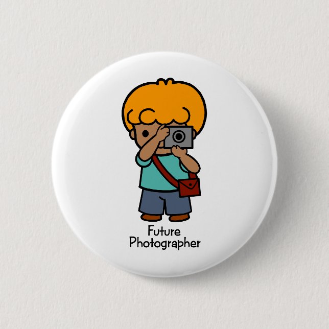 Future Photographer Pinback Button (Front)