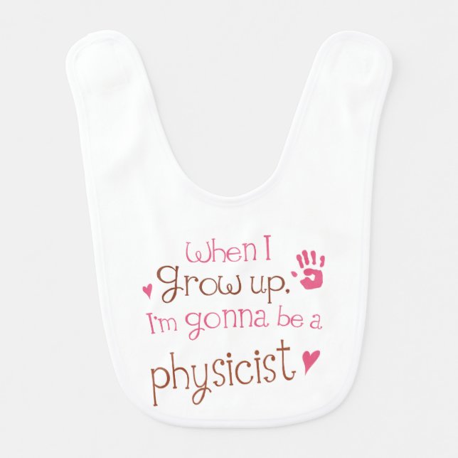 Future Physicist Baby Bib (Front)