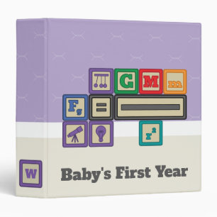 Future Physicist's Blocks 3-Ring Binder