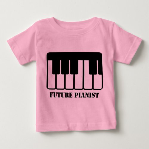 Future Pianist Baby T_shirt