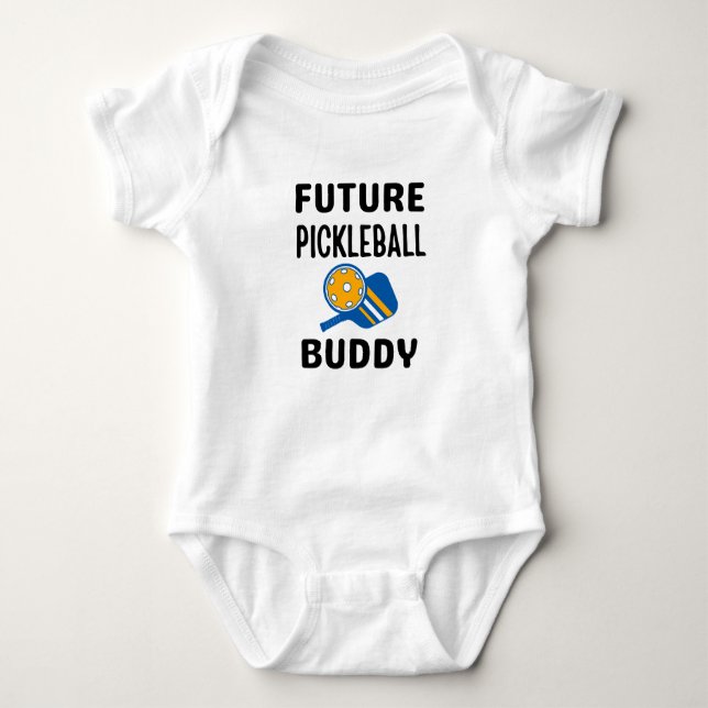 Future Pickleball Buddy Baby Bodysuit (Front)
