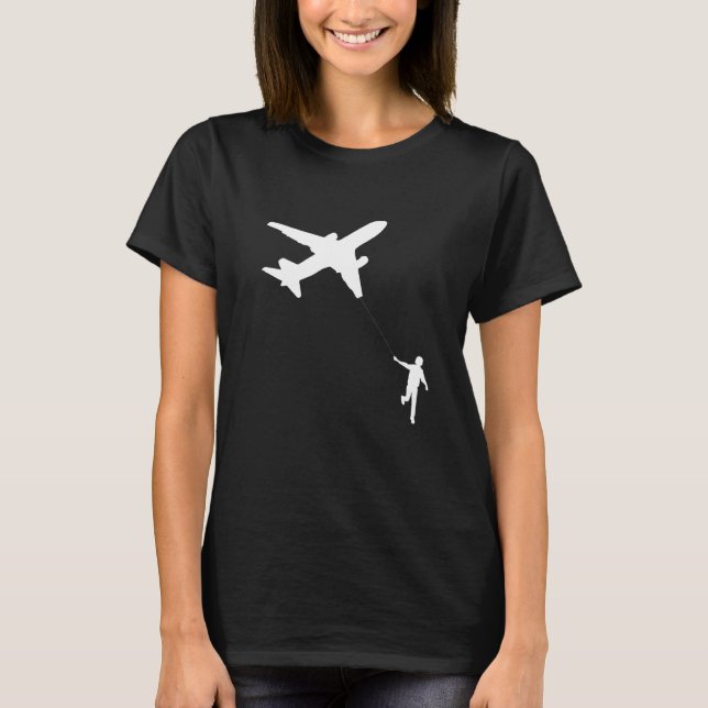 Future Pilot Airplane Kids Pilot In Progress T-Shirt (Front)