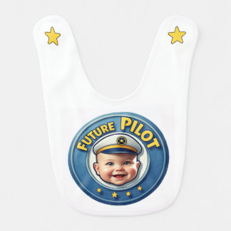 " FUTURE PILOT " BABY BIB