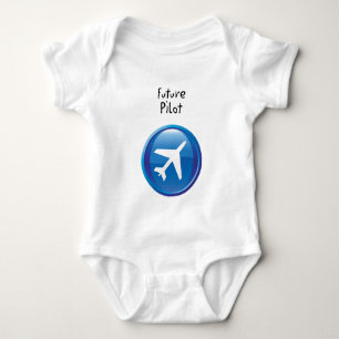 Future Pilot - Boy Baby Bodysuit