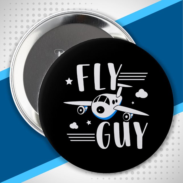 Future Pilot - Flying With Kids - Airplane Lover Button (Creator Uploaded)
