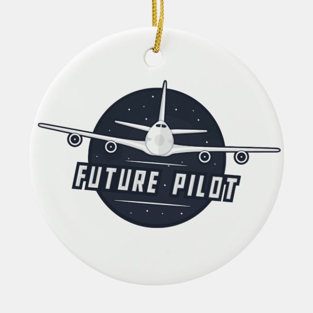 Future Pilot Ornament (Front)
