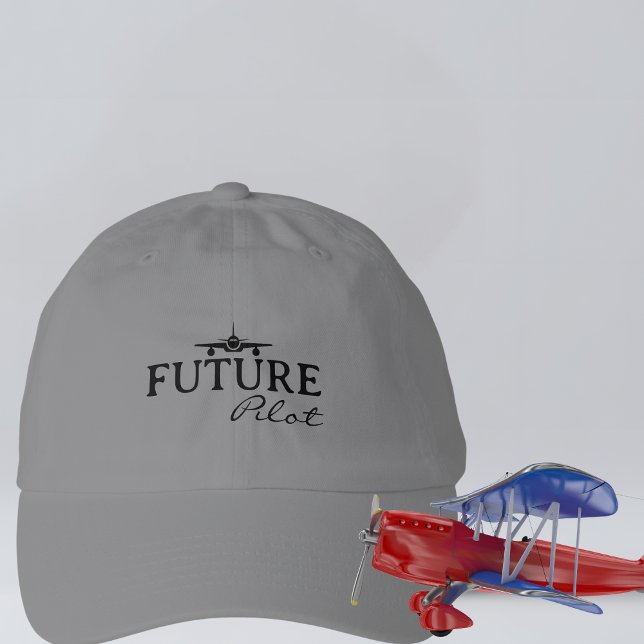 Future Pilot Student Pilot Aviator Simple Custom  Hat (Creator Uploaded)