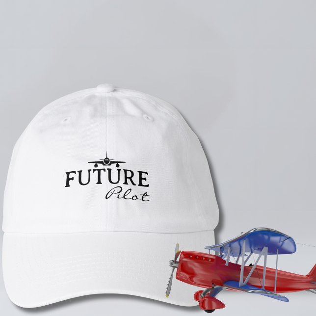Future Pilot Student Pilot Aviator Simple Custom  Hat (Creator Uploaded)