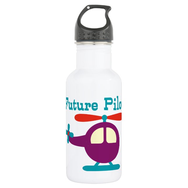 Future Pilot Water Bottle (Front)