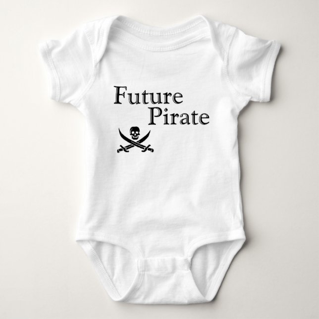 Future Pirate Baby Bodysuit (Front)