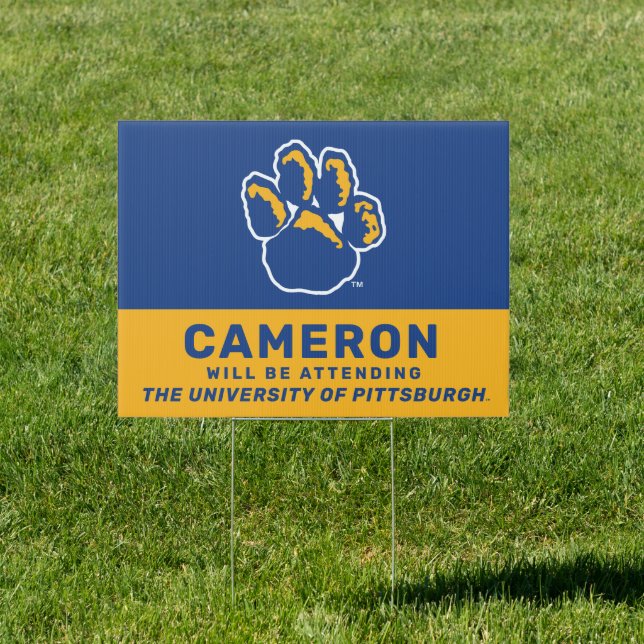 Future Pitt Panther Graduate Sign (Insitu)