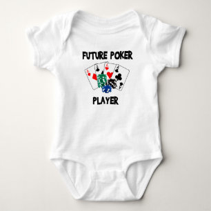 Future Poker Player Baby Bodysuit