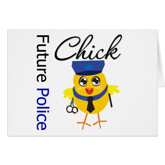 Future Police Chick Cards (Front Horizontal)