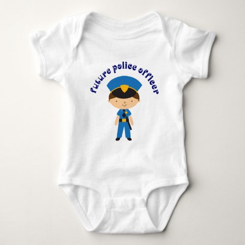 Future Police Officer Baby Bodysuit