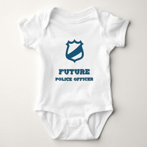 Future Police Officer Baby Bodysuit