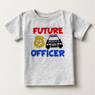 Future Police Officer funny baby boy shirt