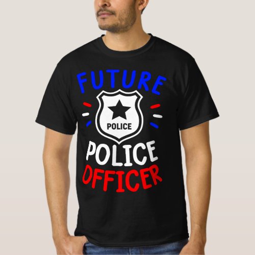 future police officer gifts future police officer T_Shirt
