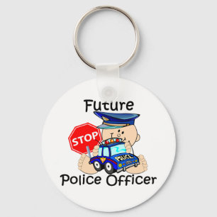 Future Police Officer Keychain