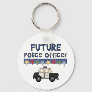 Future Police Officer Keychain