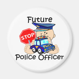 Future Police Officer Magnet