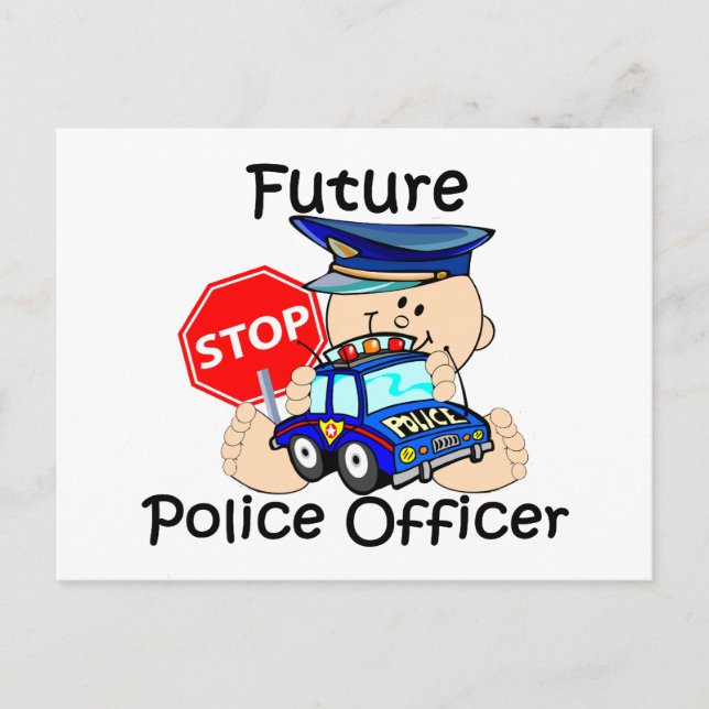 Future Police Officer Postcard (Front)