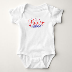 Future President 4th July T-Shirt for Kids Baby Bodysuit