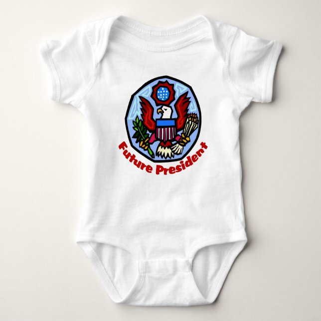 Future President Baby Bodysuit (Front)