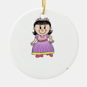 Future Princess - Purple Ceramic Ornament
