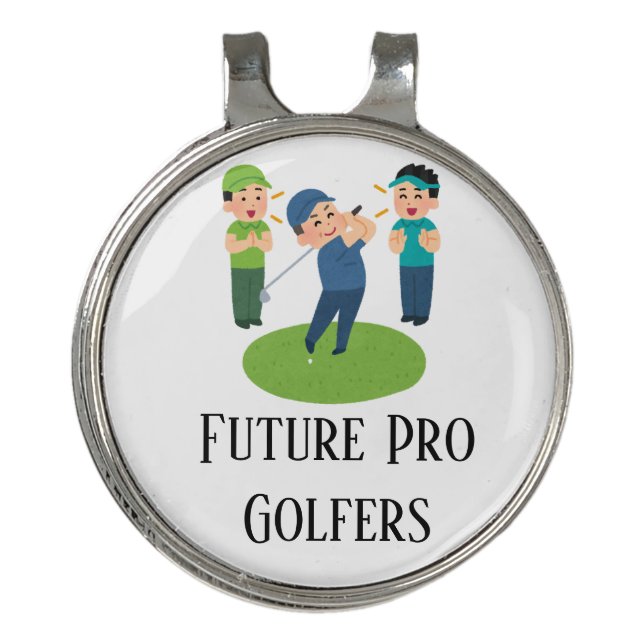 Future Pro Golfer- Customized Golf Ball Hat Clip (Front)