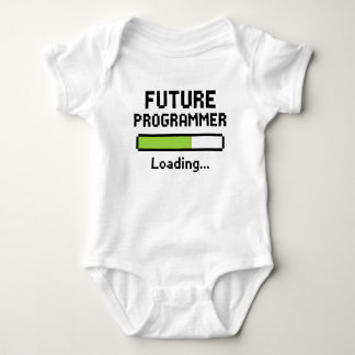 Future Programmer Pixel Loading Bar Baby Bodysuit
