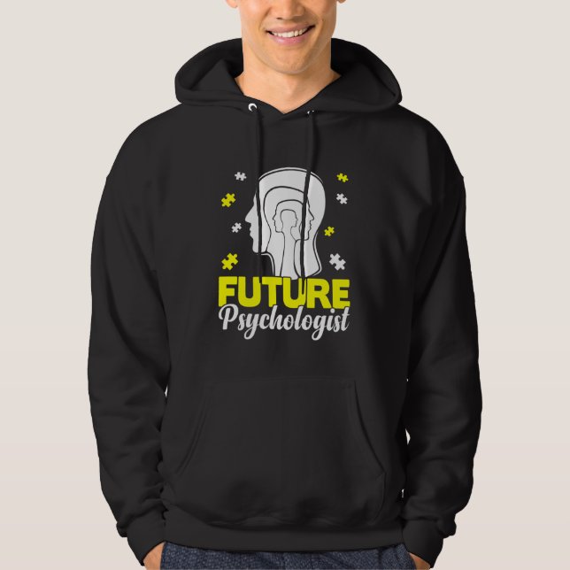Future Psychologist School Psychology Student Grap Hoodie (Front)