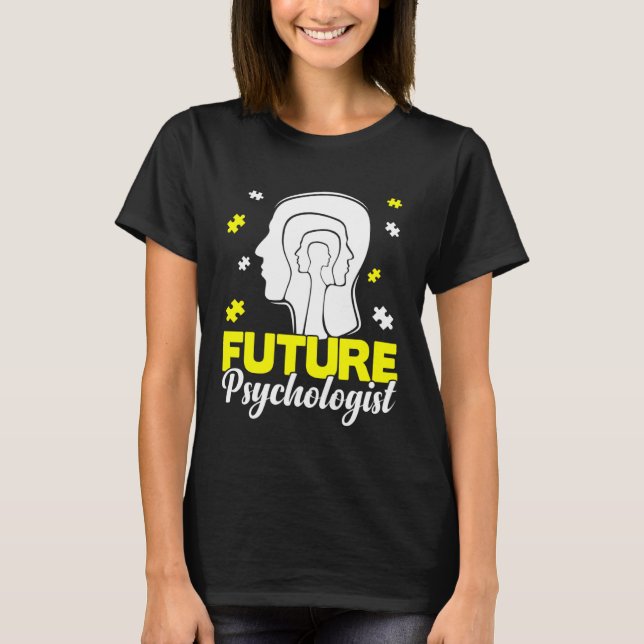 Future Psychologist School Psychology Student Grap T-Shirt (Front)