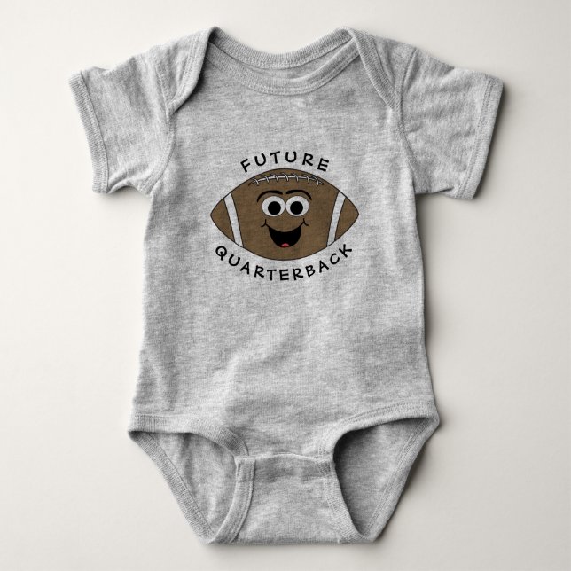 Future Quarterback Baby Bodysuit (Front)