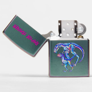 Future Raptor Trainer Velociraptor Zippo Lighter