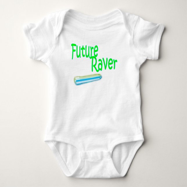 future raver baby shirt (Front)