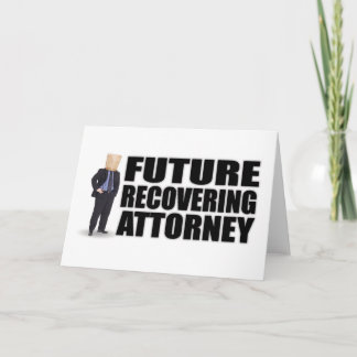 "Future Recovering Attorney" Notecards