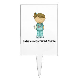 future registered nurse cake topper