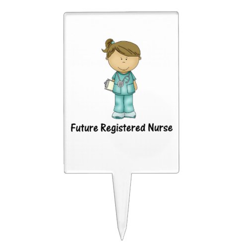 future registered nurse cake topper