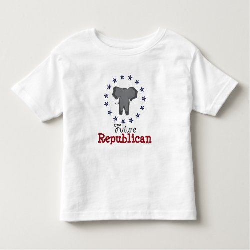 Future Republican Elephant Toddler T shirt