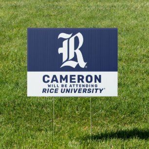 Future Rice University Graduate Sign