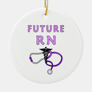 Future RN Ceramic Ornament