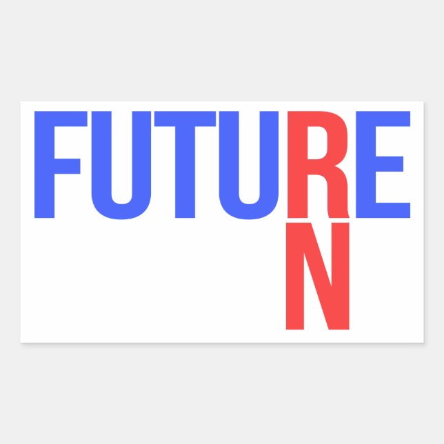 FUTURE RN RECTANGULAR STICKER (Front)