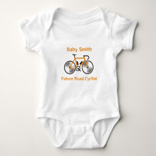 Future road cyclist baby name baby bodysuit
