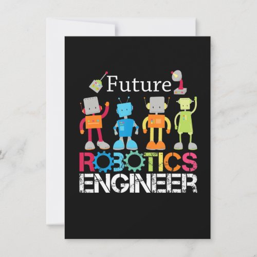 Future Robotics Engineer Robots Lover Costume Gift Announcement