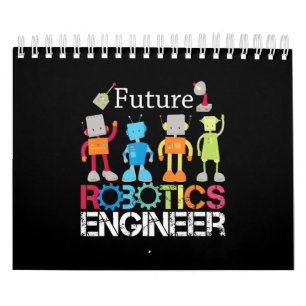 Future Robotics Engineer Robots Lover Costume Gift Calendar