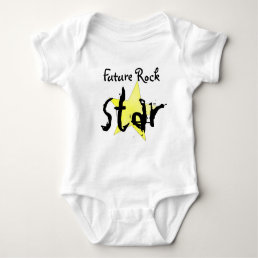 Future rock Star Baby Bodysuit